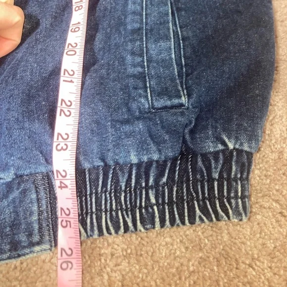 Vintage Denim and Leather Jacket - Picture 7 of 8